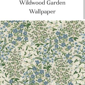 Rifle Paper Co Wildwood Garden Wallpaper Roll - Linen Color